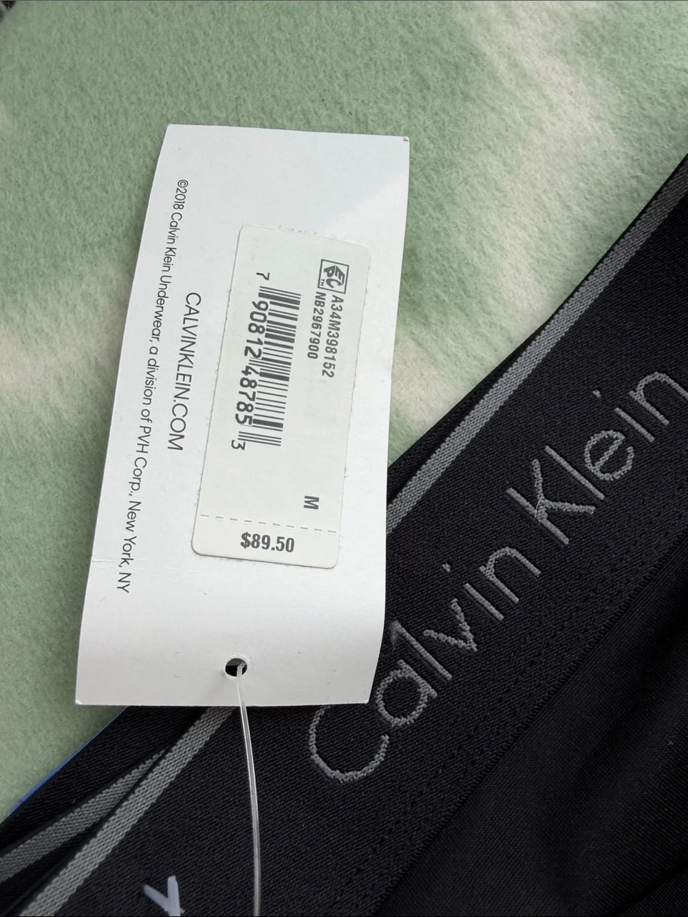 NWT 3 pack Calvin Klein Boxer Briefs Black and Blue men’s M